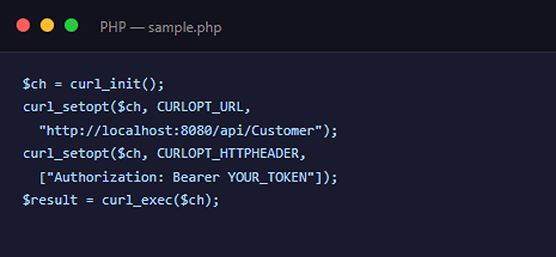 PHP code